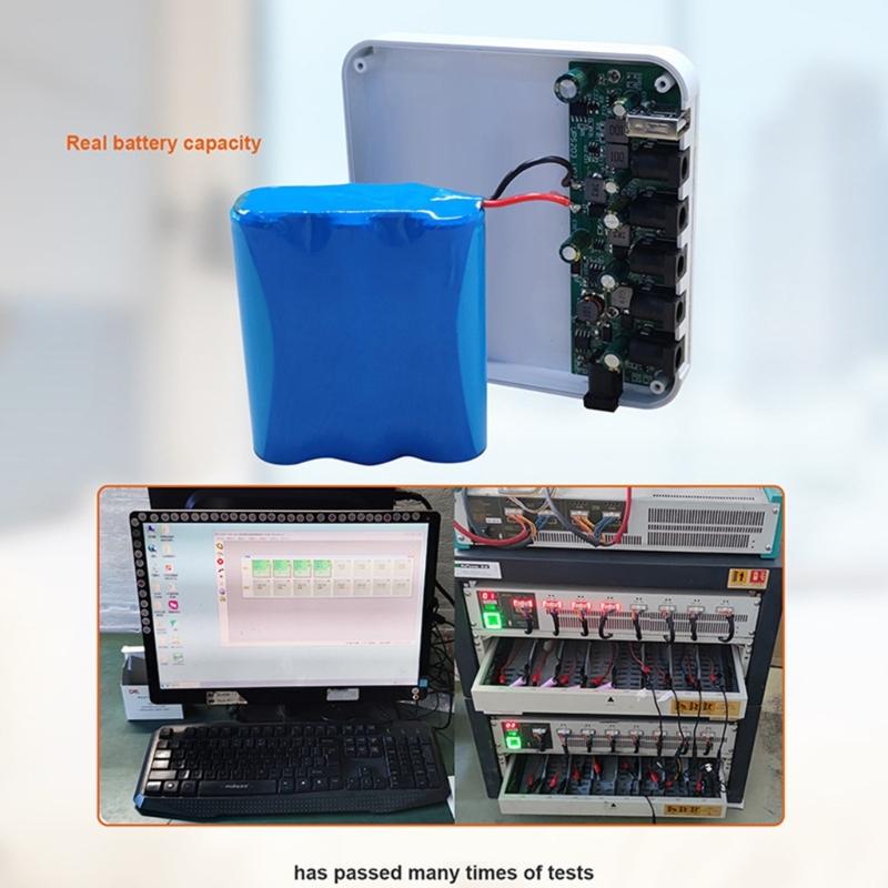 13200mah UPS Uninterrupted Power Supply 5V 9V 12V 19V USB UPS Power Supply For WiFi Router Modem Camera