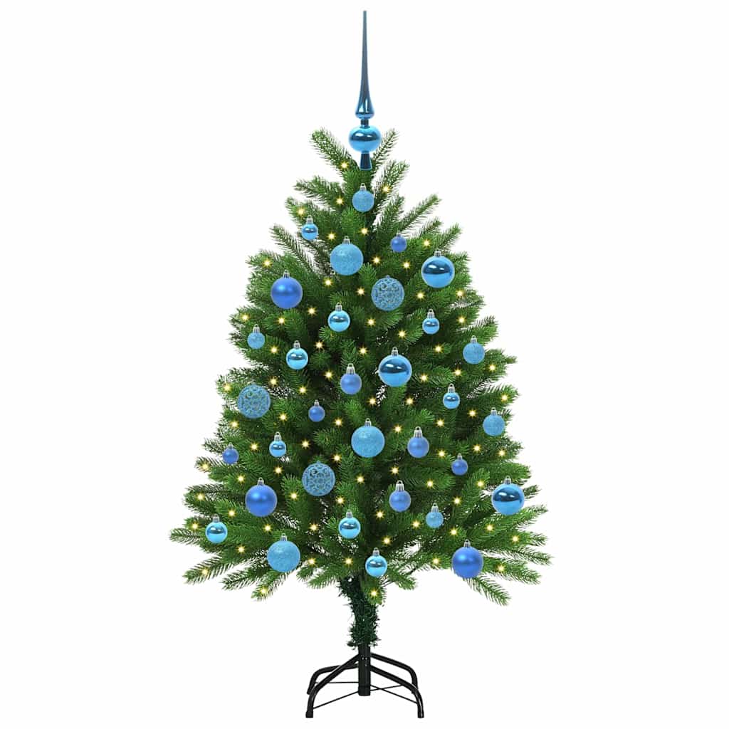 Christmas Tree with 150 LEDs and Stand Green 120 cm PE