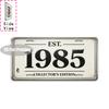 Tin Sign  Vintage Durable Metal Plaque Wall Decor Home Office Bar Man Cave Bedroom Powder Room European City Birth Year Lice