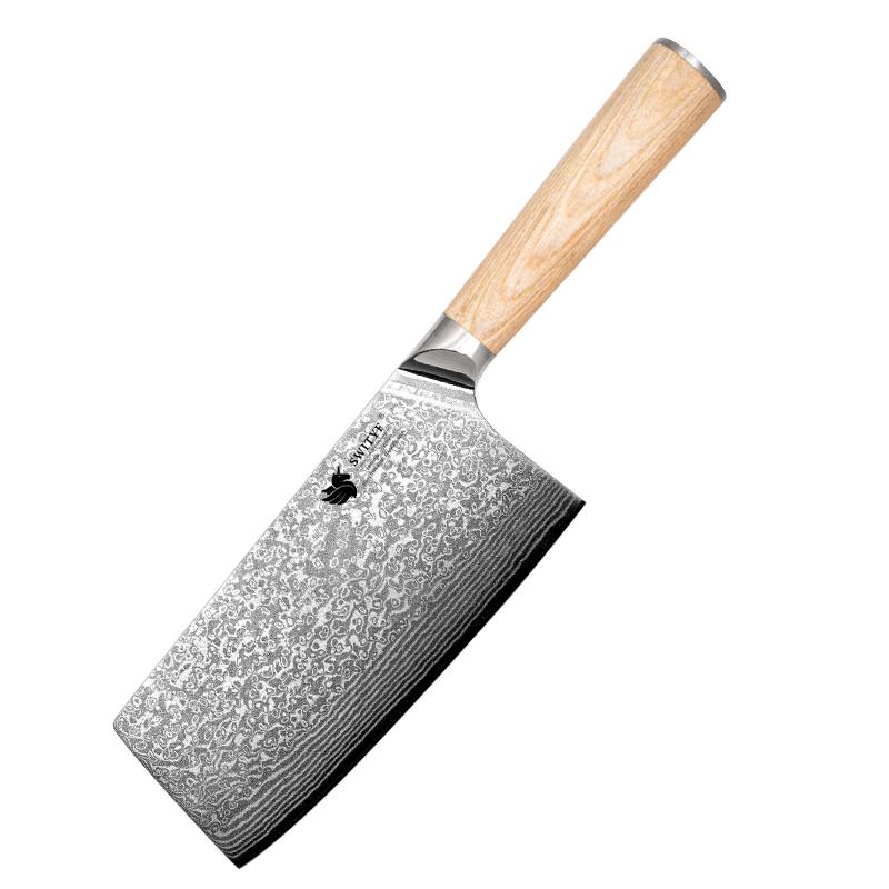 6.8 Inch Slicing Knife 67-layers Damascus VG10 Steel Blade Wood Handle Chef Cleaver Meat Cutting Vegetables Kitchen Knife Messer