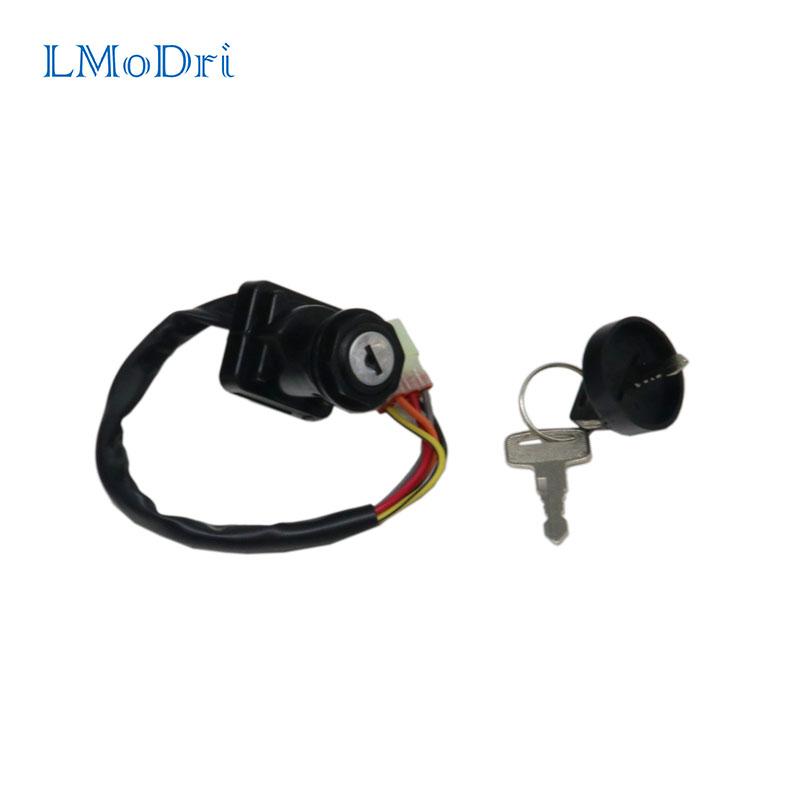 LMoDri Motorcycle Accessories ATV Suitable for Suzuki LTA400 LTA400FC LTA400F 02-07 Electric Door Lock Ignition Switch