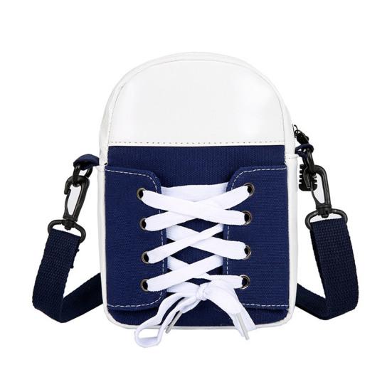 Женская холщовая сумка через плечо, повседневная маленькая сумка через плечо, холщовая сумка через плечо с дизайном обуви