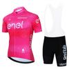 Mens Summer Cycling Jersey Set Short Sleeve Breathable Quick Dry Bike Riding Apparel Road Mountain Biking