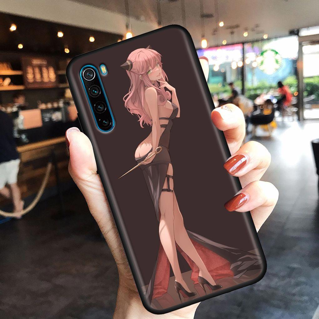 Чехол для телефона Spy X Family для Xiaomi Redmi 9 9C NFC 9T 10 10C 6 7 8 A K40 K50 Pro Plus с мягким чехлом и милой девушкой Anya Forger Anime