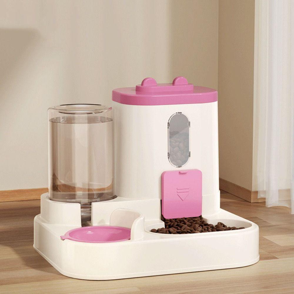 Dry Wet Separation Pet Water Dispenser Cat Dog Food Bowl Pet Kitten Bowl Accessories