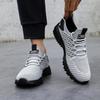 Мужские дышащие повседневные кроссовки для бега из сетки Flyknit, лето-осень 2025