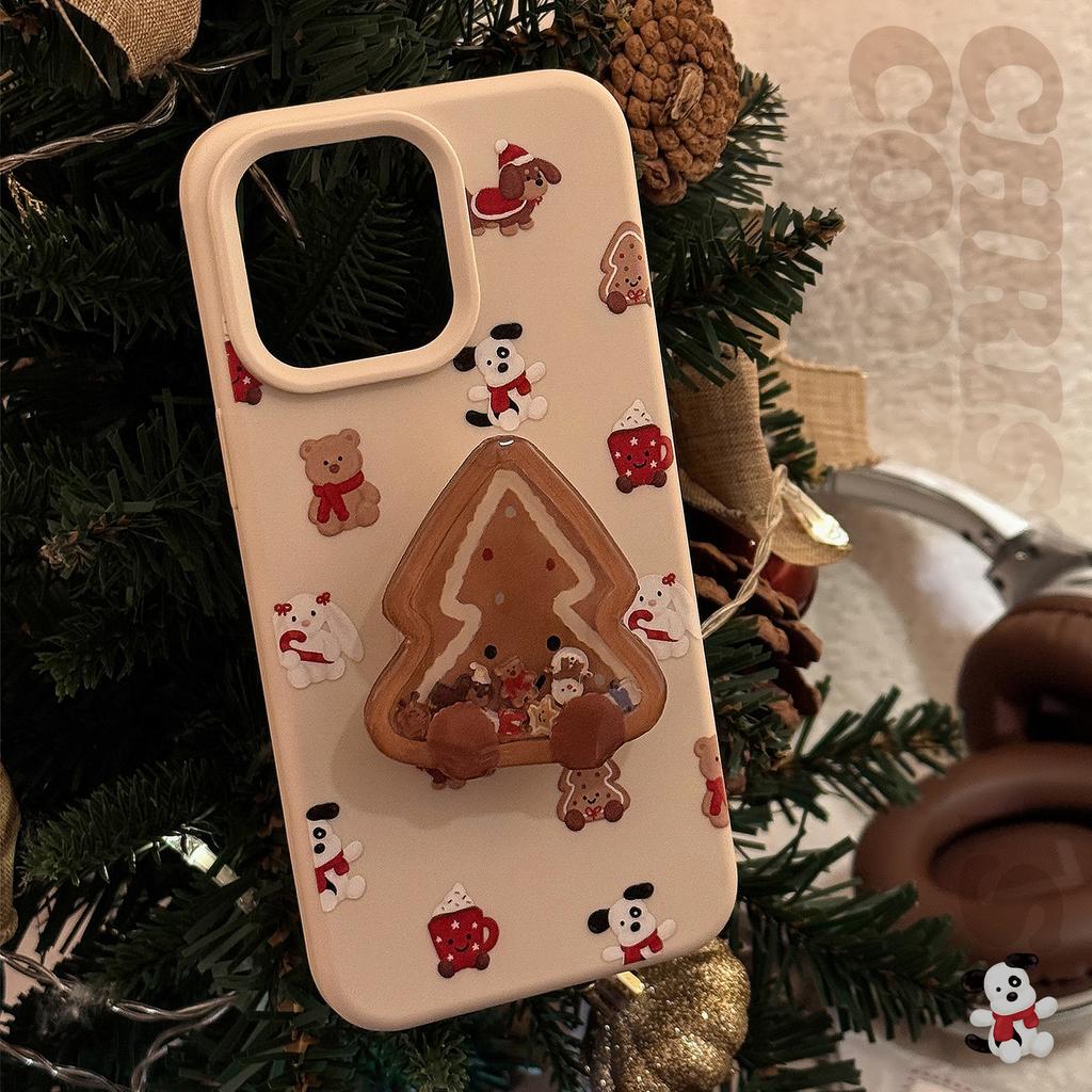 Cookie Shaking Stand Iphone16 Apple 17promax Mobile Phone Case 14 Fun 13 Soft 15 Suitable for 11 Sets