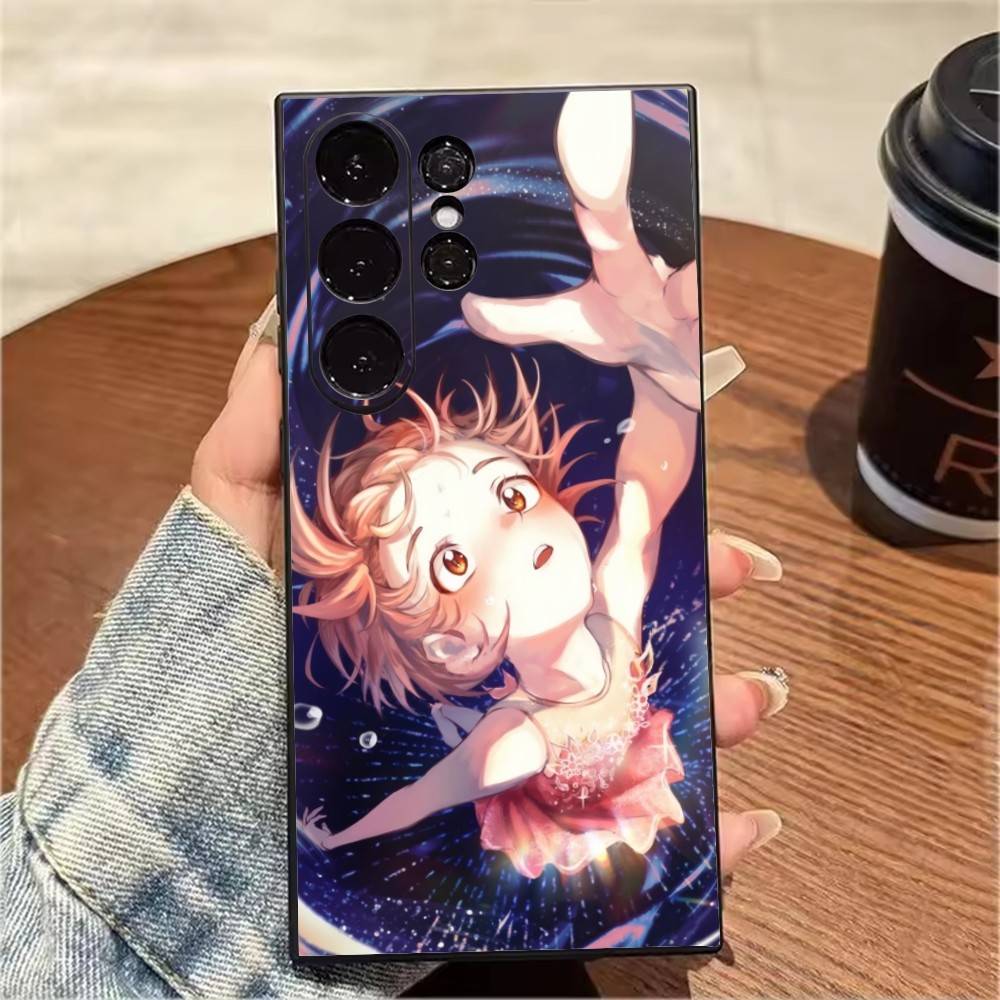 Чехол для телефона I-Inori M-Medalist Skating Anime для Samsung S25, S24, S21, S22, S23, S20, Ultra, S26, Plus, Fe, Note, 5G Черный