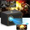 Y7 1280X720p Portable Android 9.0 WIFI Led Home Theater Projector