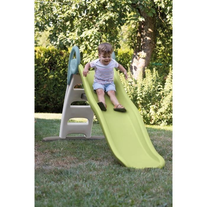 SMOBY Life - Горка Забавная - Скат 2 м - Лестница, нескользящие ступеньки - Защита от УФ - Переработанный материал - С 2 лет