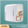 4L/7.5L Portable Mini Car Refrigerator Home and Car Dual Use Mirror Fridge Cosmetics Facial Mask Fresh-Keeping Freezer