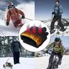 Lightweight Thermal Winter Gloves Touchscreen Compatible Non-Slip Cycling Driving Running Waterproof Gloves for Cold Weather