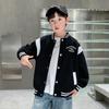 2025 Boys' Trendy Spring/Autumn Baseball Jacket Coat for Big and Middle Children