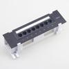 8-Port Wall-Mountable Cat5e/Cat6 Feed-Through Patch Panel Rack