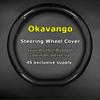 No Smell Thin For Geely Okavango Steering Wheel Cover Leather Carbon Fit 1.8TD DCT