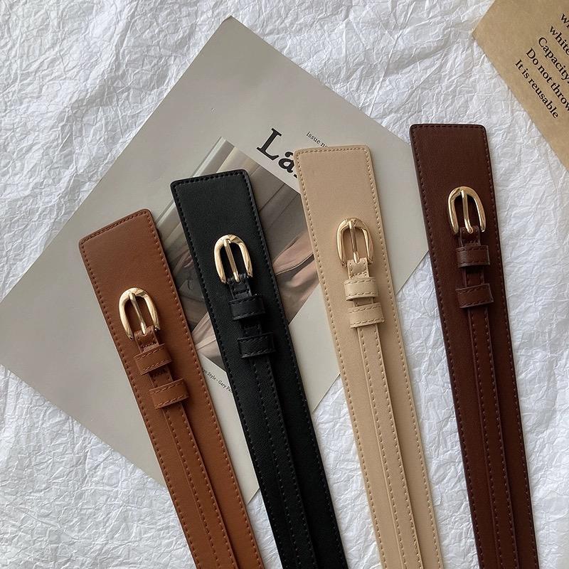 Belt for women, new dual-purpose high-end decorative dress with suit jacket, fashionable wide waist closure, black belt