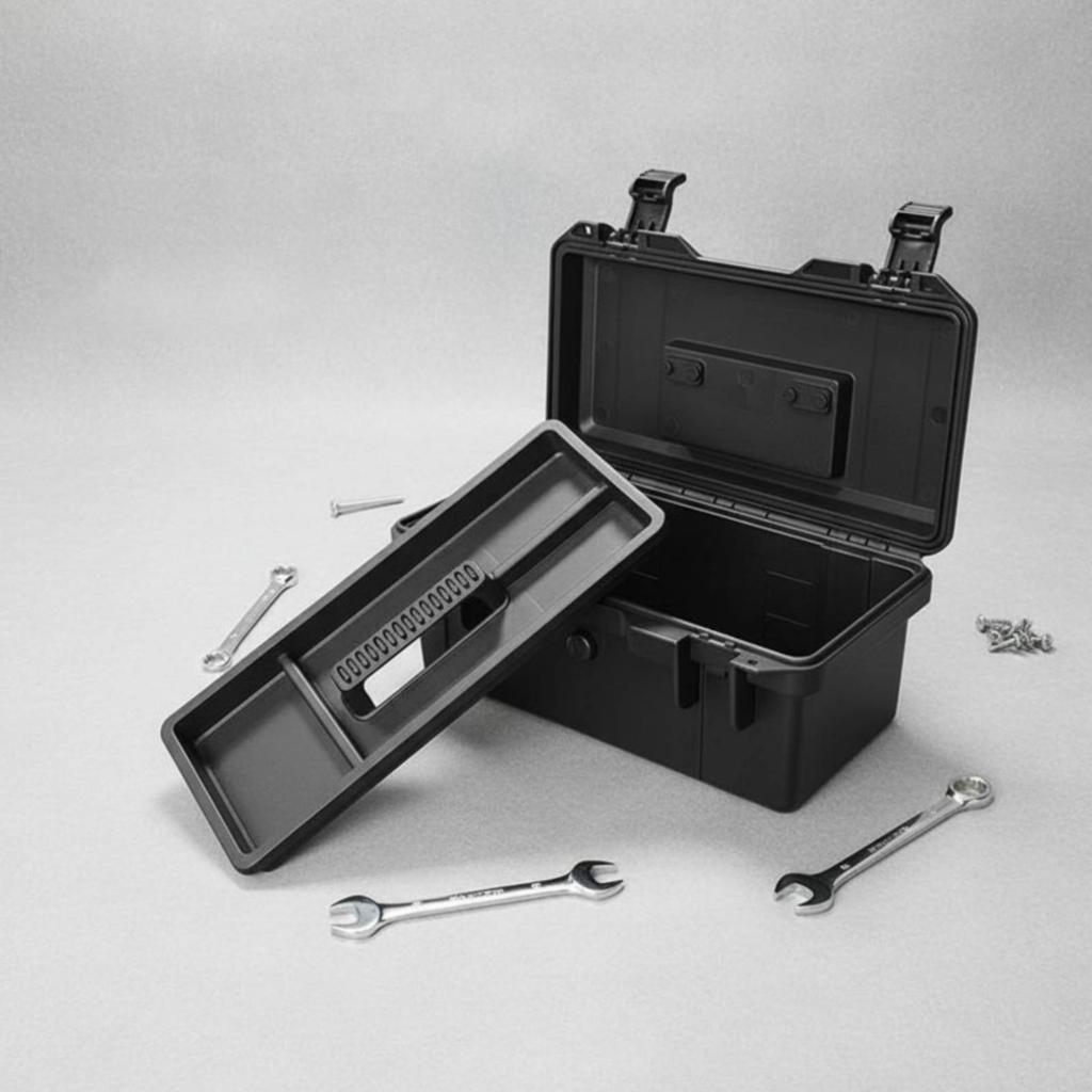 Sturdy Duty Plastic Tool Box Particulate Resistant Sturdy Duty Equipment Case Safeguarding Protective Case with Foam Secure