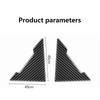 blbn4 2x Carbon fiber Car Logo Door Corner Bumper Security Protection Stickers for Porsche Boxster Cayman Cayenne 911 Macan Panamera