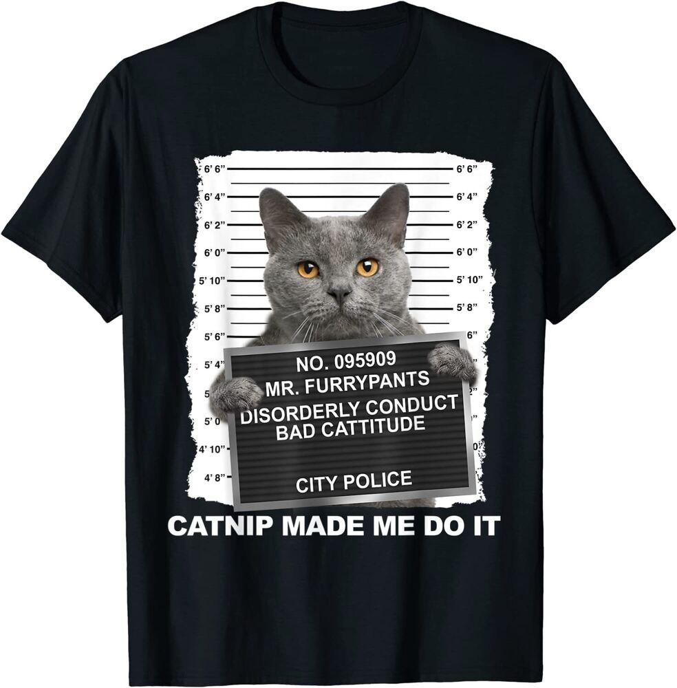 Футболка унисекс Catnip Made Me Do It Cat