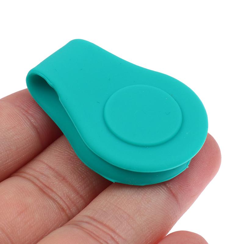 Силиконовый зажим для шляпы для гольфа, держатель для маркера мяча с сильным магнитным карманом, край ремня