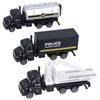 3шт 1:50 игрушечных моделей грузовиков Pull Back Recovery Tanker Truck Model Set для детей Pull Back