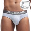 JOCKMAIL Мужские трусы-джоки с низкой посадкой из гребенного хлопка с U-образным гульфиком
