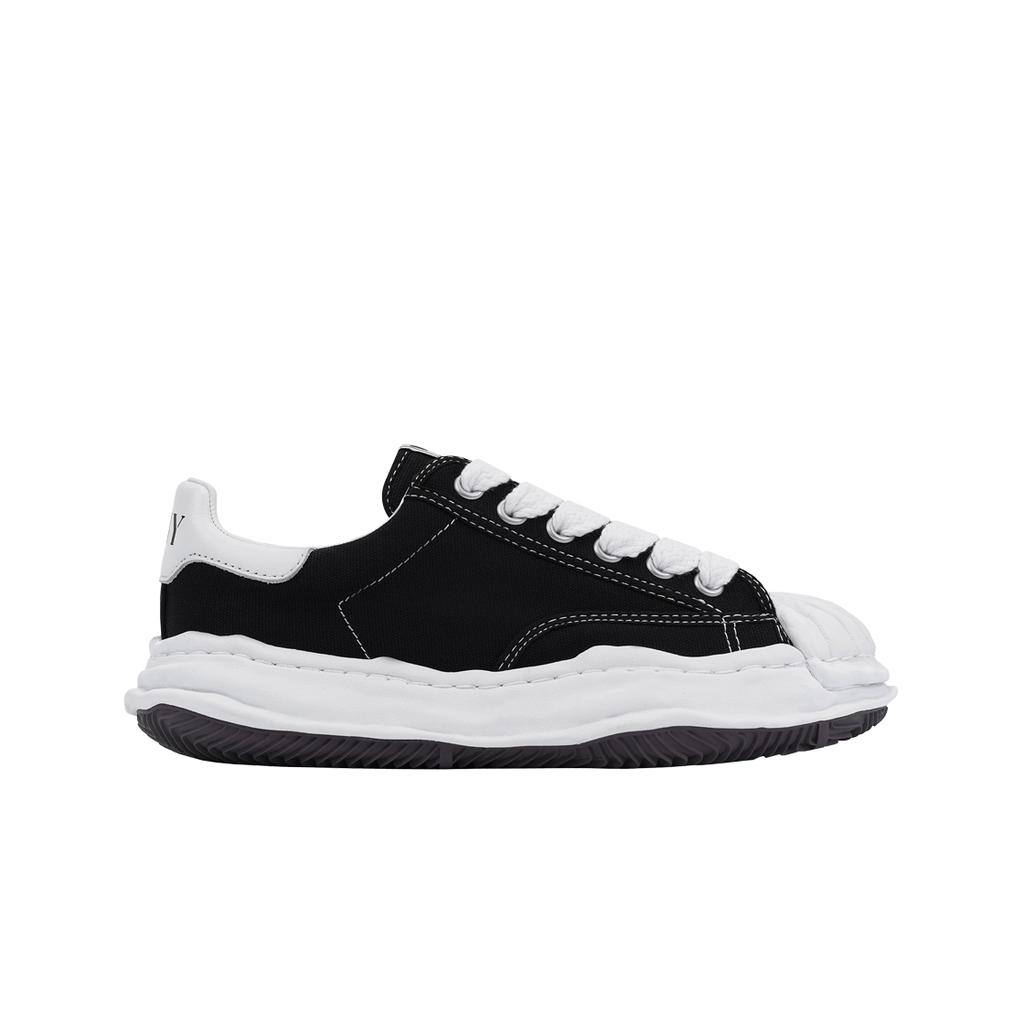 Maison Mihara Yasuhiro Blakey Og Sole Canvas Низкие кеды Черные