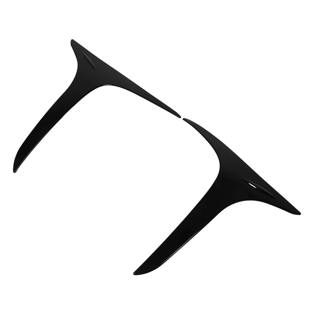 Front Fog Lamp Trim Cover Dustproof Bright Black Fog Light Frame Trim Replacement for Yaris Cross 2021