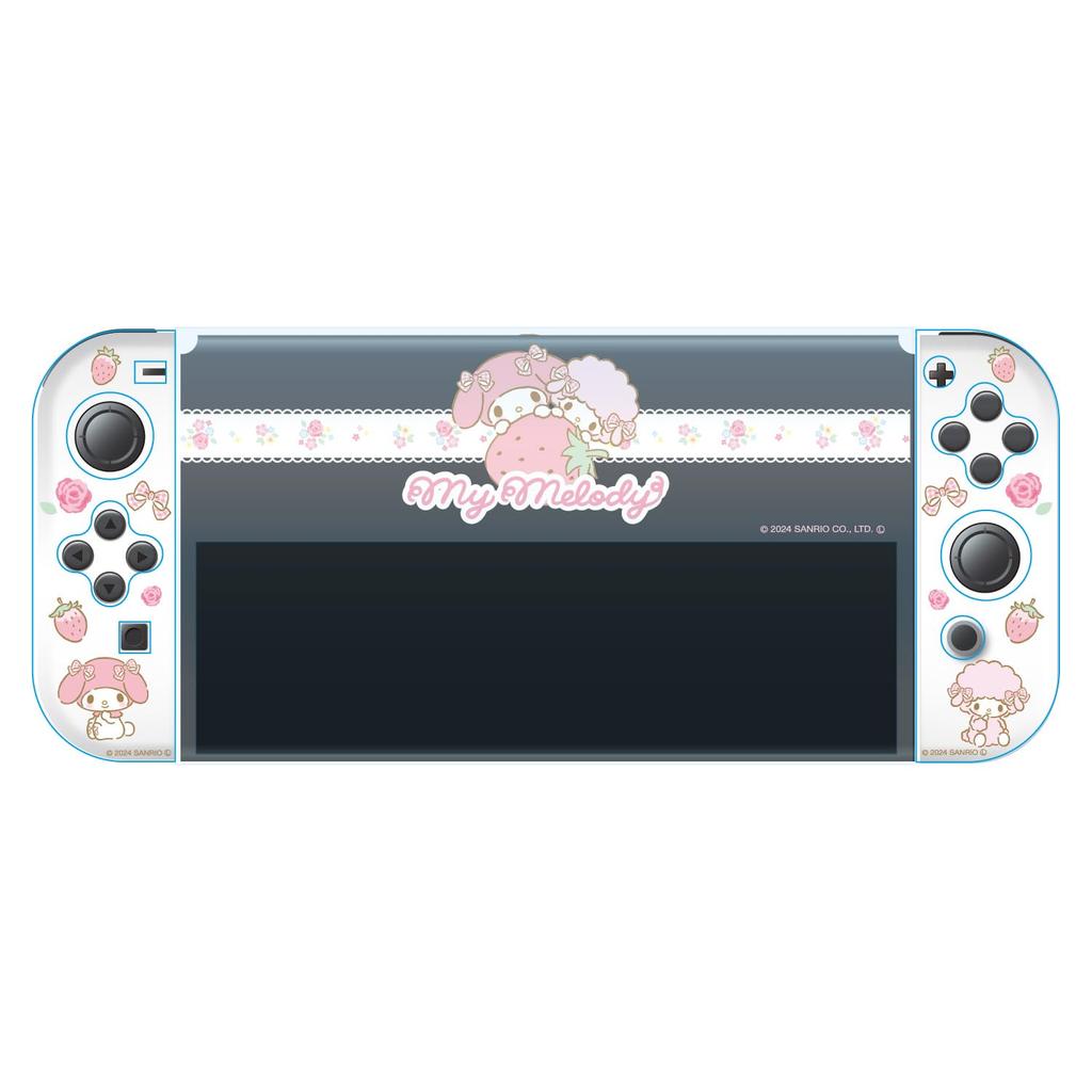 ALLONE Игровой отдельный прозрачный чехол Персонажи Sanrio My Melody x x 10 см Защищает от царапин и грязи Совместим с дисплеем Switch OLED