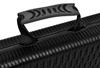 Catering bench foldable into a suitcase 180 RATTAN black