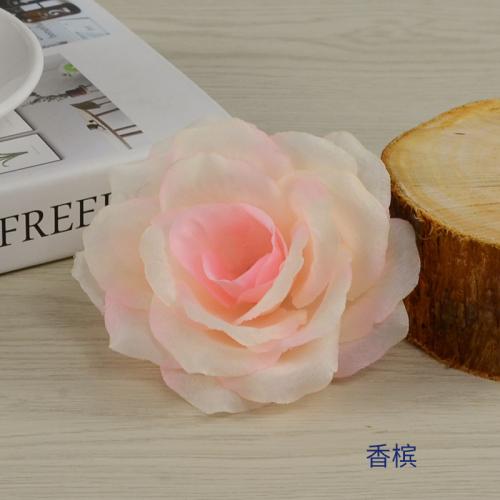 Artificial Flower 10cm Silk Rose Head For Wedding Home New Year Decoration DIY Garland Scrapbook Gift Box Craft Flower 10-100pcs