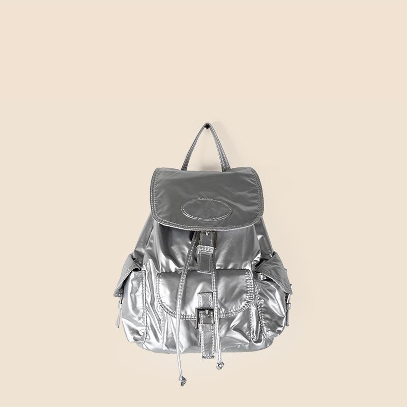 Backpack Light Drawstring Large Capacity Schoolbag Fashion Casual Backpack Ladies Senior Sense