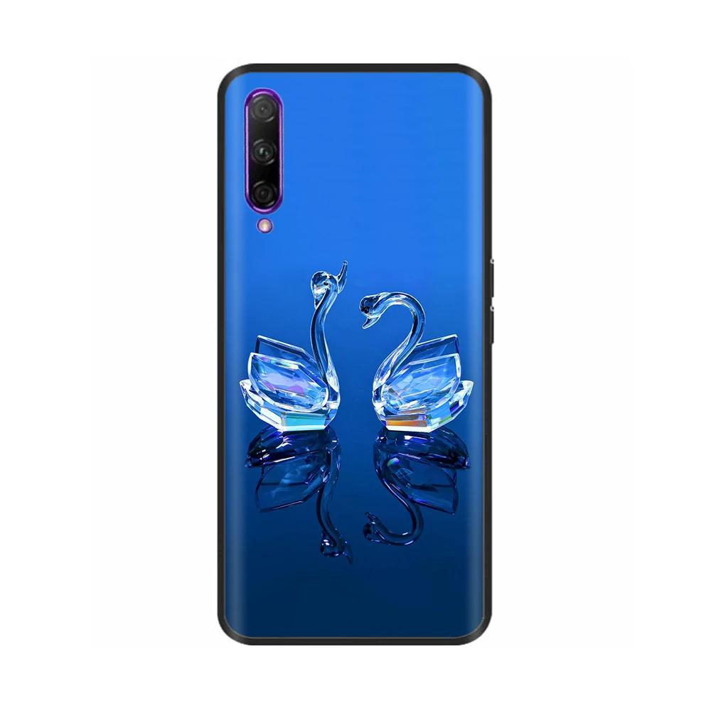 Черный силиконовый чехол для Huawei P Smart Pro Чехол Милый мягкий чехол для Huawei P Smart Pro Fundas PSmart Pro Защитная оболочка Capas