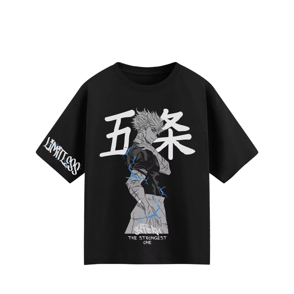Футболка Сатору Годжо из Jujutsu Kaisen, Унисекс, Летняя, Хлопок, Стиль Y2K, Модный Топ с коротким рукавом для фанатов аниме