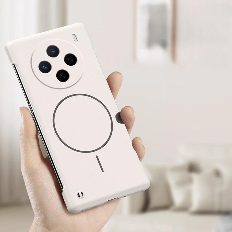 Для безрамочного чехла для телефона Magsafe для VIVO X200Pro mini Матовый Тонкий Жесткий Беспроводная Зарядка Магнитная Крышка для VIVO X200 ultra