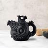 Purple Clay Teapot Chinese Tea Pot for Loose Tea,with Cover,Kung Fu Teaware Elegant Design