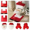 Santa Claus 3-Piece Toilet Set: Seat Cover, Foot Pad, Water Tank & Tissue Cover