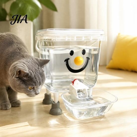 Indoor Cat Water Dispenser Automatic Pet Dispenser, 3L 5L Large Capacity Feeder, No Spilling Fill Dish for Cats, Dogs Dog Station