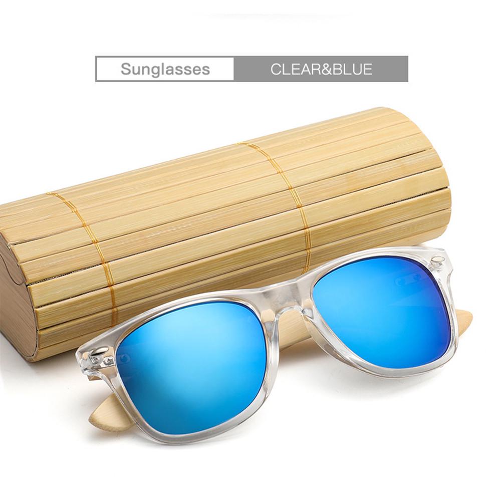 New Sunglasses Wooden Wood Mens Womens Retro Glasses