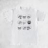 Skull Print Black Tshirts For Women Short Sleeve Loose Grunge Gothic Tshirts Funny Spooky Horror Tee Shirt Fall Halloween Tops