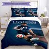 Football Messi Bed Linen Set Perfect for Playroom Soft Fabric Christmas Gift
