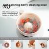 Lemon Lime Squeezer Tool Ceramic Berry Washing Bowl, Manual Citrus Juicer Reamer, Fruit Cleaning Bowl And Juice Extraction for Kitchen Breakfast Salad