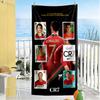 Cristiano Ronaldo's Trophy Celebration Beach Towel Super Soft & Absorbent Comfortable Lightweight Suitable for Swimming, Gym, Camping, Yoga Vacation