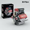 478 деталей Моторизованный Механический Двигатель V8 Строительный Набор Technic Модель Автомобиля Детали Коллекционный Набор Рождественский Подарок Для Мужчин Мальчиков
