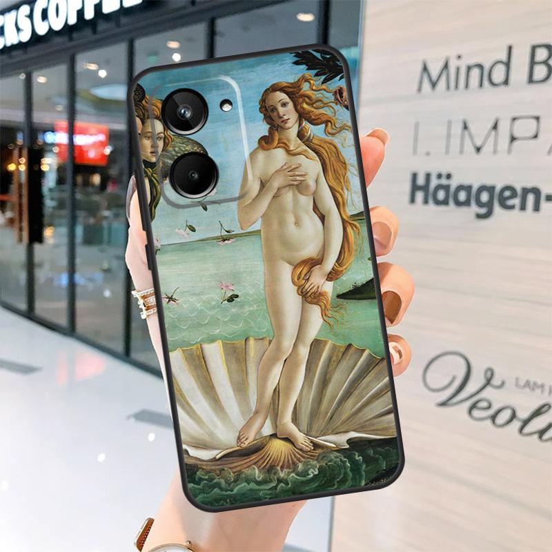 Художественная картина Рождение Венеры Чехол для Realme 15 Pro 12 11 13 14 Pro Plus GT6 GT7 C55 C51 C53 C25 C63 C61 C65 C67 C71 C75