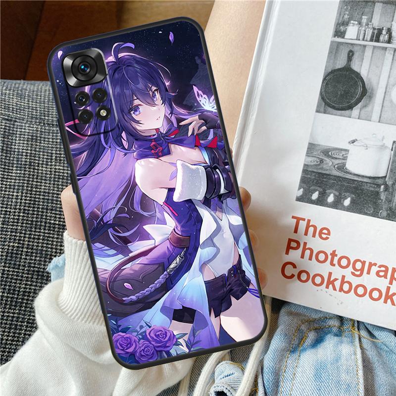 Чехол Honkai Star Rail Seele для Xiaomi Redmi Note 11 8 9 10 12 Pro 12S 11S 10S 9S Redmi 12 9C 10C 12C 13C