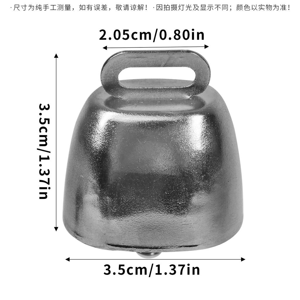 5 шт. Пастбищные Медные Колокольчики, Животные Медные Громкие Бронзовые Маленькие Латунные Колокольчики, для Коров Лошадей Овец Кошек Маленьких Домашних Животных Противоугонные Аксессуары