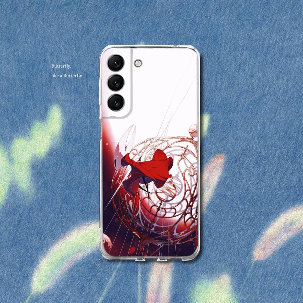 Silksong H-Hollow K-Knight Phone Case Silicone For Samsung S30,S23,21,22,20 Ultra,S20 FE lite,S10,9,PIus Note20ultra Cover Clear