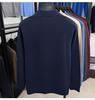 Men's Thickened Wool Sweater 450g - Autumn/Winter 2025 Fashion Embroidered Base Layer