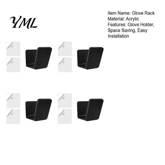 Wall Mount for Baseball Gear Softball Glove Holder, Acrylic Display Rack, Storage And Equipment Organizer Shape Preservation Organizer, Sports Gloves